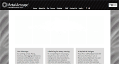 Desktop Screenshot of metalartscape.com